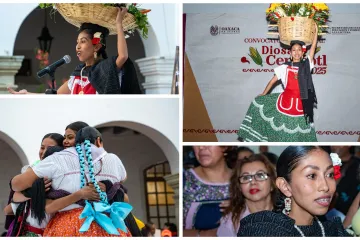  Joselyn Pamela Mendoza Reyes, representante de la Diosa Centéotl 2025 de Oaxaca de Juárez