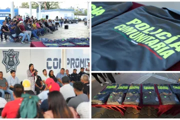 Fortalecen seguridad en agencias de Xoxocotlán con entrega de uniformes a policías