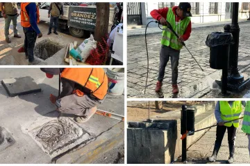 Preservan la imagen urbana del Centro Histórico con acciones de limpieza y mantenimiento