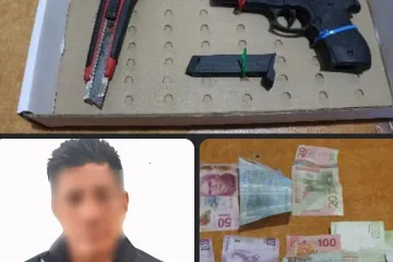Policía Municipal detiene a una persona por el presunto delito de robo con violencia