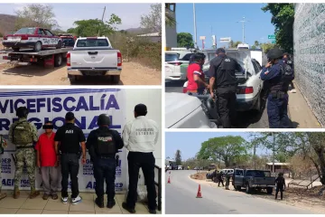 Durante operativo en la Costa se asegura vehículo y la aprehensión de una persona
