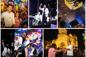 Oaxaca de Juárez celebra con música y alegría su 493 aniversario