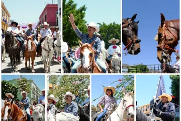 Con alegría y tradición, celebran cabalgata del Festival Primavera Rodolfo Morales