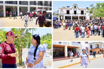 Con compromiso y organización, Xoxocotlán realiza con éxito simulacro de sismo