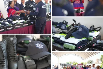 Impulsa Xoxocotlán dignificación policial con equipo, apoyos y certificaciones