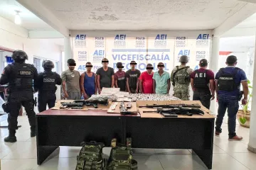 Siete detenidos por agresión con disparos contra elementos de la PE, en la Costa