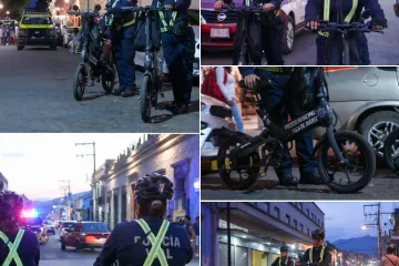 Refuerza Oaxaca de Juárez la seguridad vecinal con bicicletas eléctricas