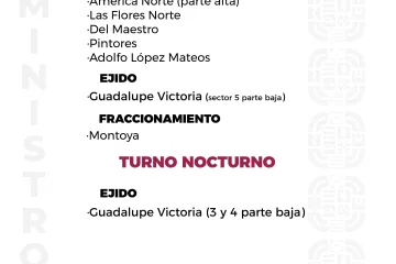 Agenda del suministro de agua potable 