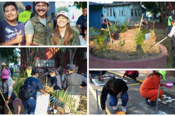Encabeza Ray Chagoya tequio vecinal en Cinco Señores