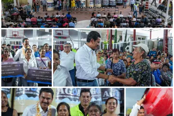 Entrega de tinacos en la Agencia de Dolores beneficia a familias oaxaqueñas
