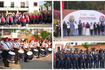 Conmemora Ayuntamiento de Xoxocotlán el 163 aniversario de la Batalla de Puebla