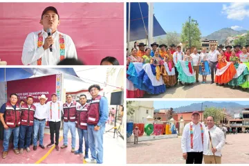 Visita senador Nino la tierra de fe, Juquila