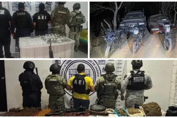 Cateos contra narcomenudeo en Huatulco y Pinotepa:  aseguran drogas y armas de fuego