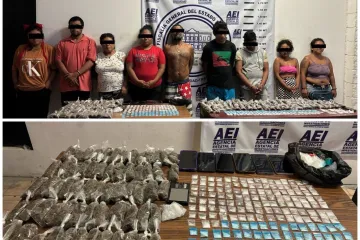 FO realiza cateos en los que detienen a nueve personas y aseguran más de 400 dosis de diferentes drogas en la Costa