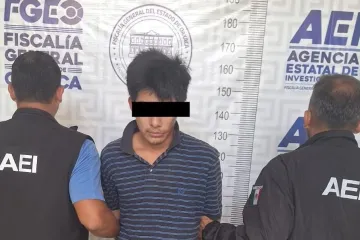 Lo detienen por homicidio y lesiones calificadas, hechos ocurridos en el valle de Etla