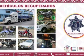 Recupera Policía Vial Estatal 23 vehículos con reporte de robo durante mayo