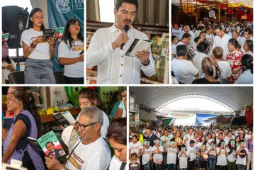 Ray Chagoya impulsa Mega Lectura en la Central de Abasto como estrategia de paz y convivencia