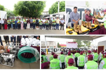 Fortalece Xoxocotlán a Protección Civil con entrega de uniformes y equipo especializado