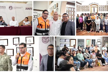 Agentes municipales se suman a las acciones de protección civil en la capital