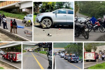 Fatal accidente de jóvenes motociclistas