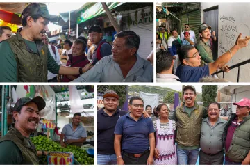 Refrenda Ray Chagoya compromiso con la Central de Abasto, corazón comercial de Oaxaca