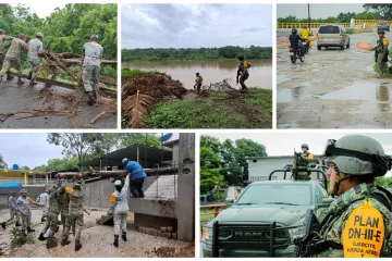 El Ejército, Fuerza Aérea y GN aplican el Plan DN-III-E en Oaxaca