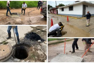 Rehabilitan drenaje en distintas zonas de Xoxocotlán