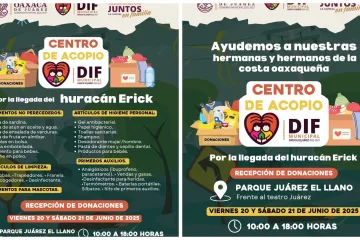 Municipio capitalino mantiene abierto centro de acopio para apoyar a damnificados por Erick