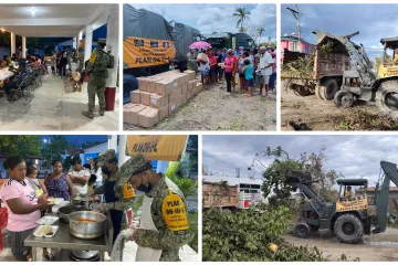 Ejército, Fuerza Aérea y Guardia Nacional aplican  Plan DN-III-E en las costas de Oaxaca