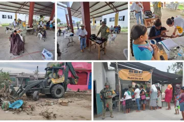 Ejército, Fuerza Aérea y Guardia Nacional  continúan aplicando Plan DN-III-E en Oaxaca