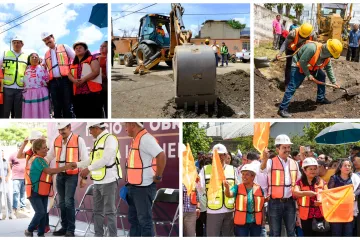 Inician obras de pavimentación en la calle Genaro Vásquez, Pueblo Nuevo