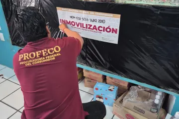 La Profeco inmoviliza en Oaxaca 568 productos comestibles por incumplir la Normatividad relativa a alimentos procesados