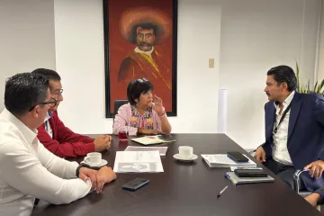 Firman convenio para concluir el Mercado de Pan y Comedores en la Central de Abasto 