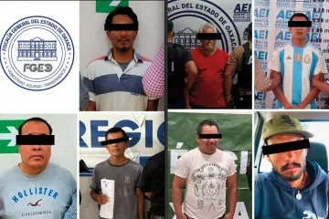 Como parte de estrategia contra la Violencia Familiar, Fiscalía de Oaxaca aprehende a siete personas en diferentes regiones