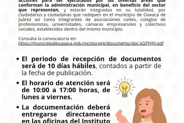 Oaxaca de Juárez lanza convocatoria para integrar Consejos Consultivos Temáticos
