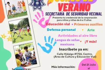 La Secretaría de Seguridad Vecinal organiza curso de verano para hijas e hijos de policías