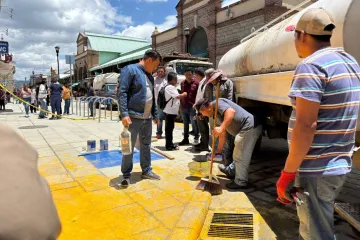 Atiende Soapa oportunamente incidente durante servicio en el Centro Histórico