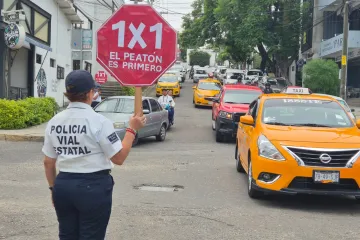 Refuerza Policía Vial Estatal el programa “1x1” para proteger a personas peatonas y con discapacidad