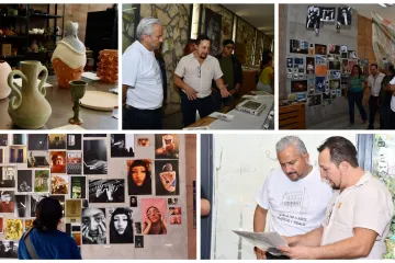 Talento universitario en muestra de talleres de la facultad de artes plásticas 