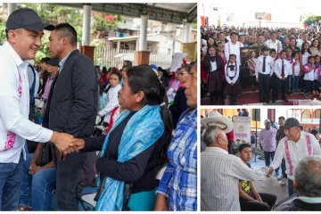 Participa Nino Morales en gira de trabajo por la Sierra Mazateca