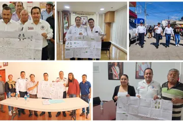 Entrega Policía Vial Estatal proyectos de Ordenamiento Vial a seis municipios