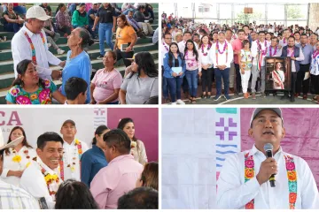 Recorre Nino Morales con Jara, municipios de los Valles Centrales