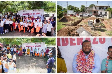 Arranca Miguel Quetu construcción en escuela “Miguel Hidalgo” 