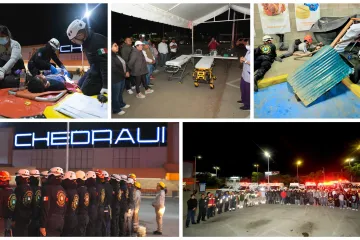 Realizan con éxito simulacro de incendio en centro comercial de Xoxocotlán