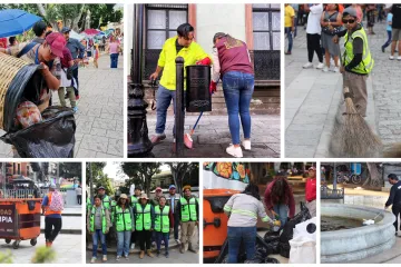 Continúa el plan emergente de recolección de basura durante eventos masivos en julio
