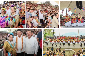 iViva San Blas Atempa!”, grita con el corazón el senador Nino Morales en la Guelaguetza
