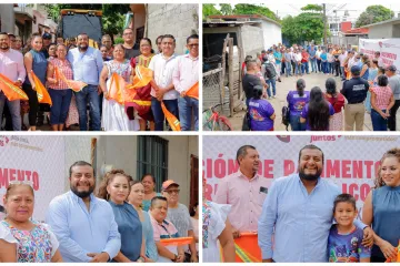 Miguel Sánchez inicia pavimentación del callejón Miércoles Santo 