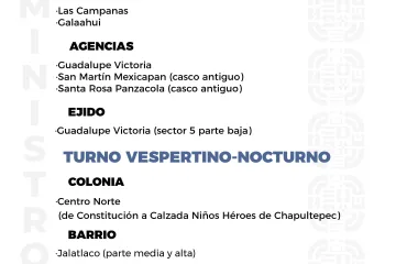 Agenda del suministro de agua potable para este sábado 