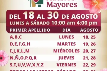 Bienestar abre inscripción para adultos mayores