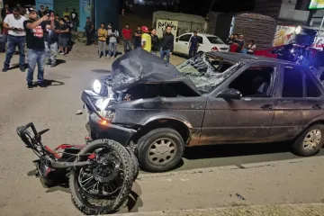 Accidente automovilistico. Atropellado